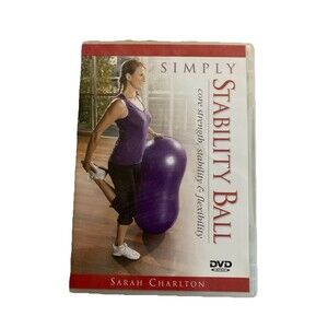 SIMPLY STABILITY BALL DVD Sarah Charlton Demonstration Stretching